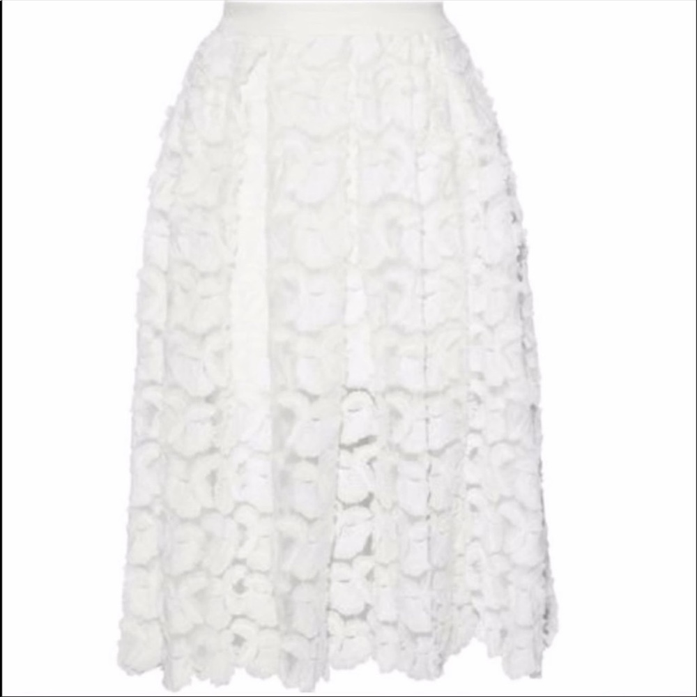 MAJE APPLIQUÉ AND TULLE SKIRT AND TOP